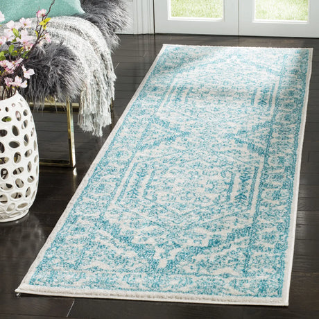 Safavieh Adirondack 2'-6" x 8'-0" Rug in Ivory / Teal