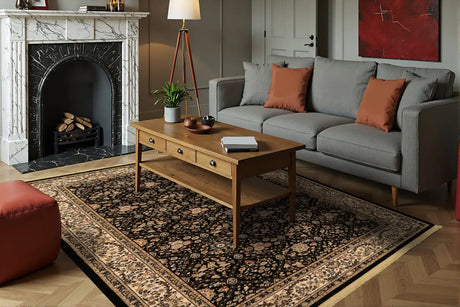 Dynamic Rugs Brilliant 7211 Black Rugs - Room