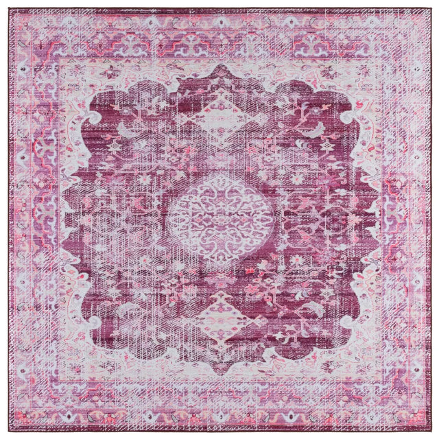 Safavieh Tucson 6'-0" x 6'-0" Rug in Fuchsia / Purple