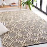 Safavieh Natural Fiber 4'-0" x 6'-0" Rug in Blush / Black