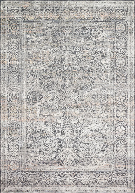 Loloi Lucia Luc-03 Steel / Ivory Rugs - main flat
