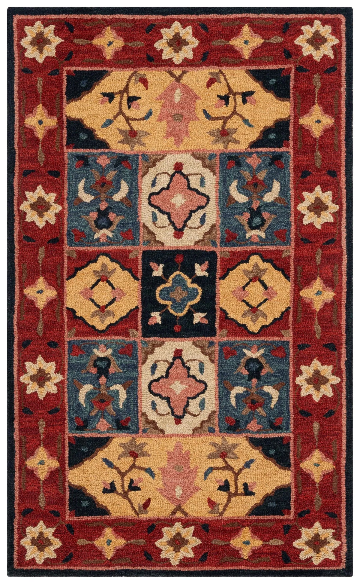 Safavieh Aspen 3'-0" x 5'-0" Rug in Red / Gold