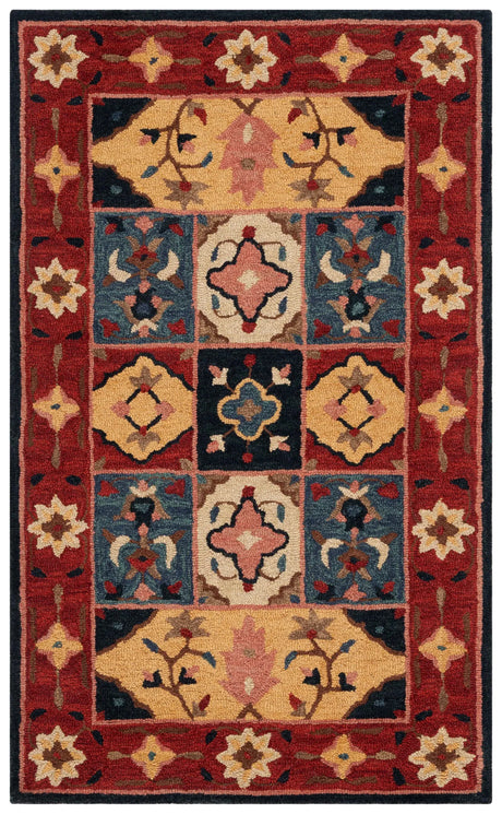 Safavieh Aspen 3'-0" x 5'-0" Rug in Red / Gold