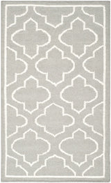 Safavieh Dhurries 2'-6" x 4'-0" Rug in Grey / Ivory