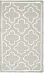Safavieh Dhurries 2'-6" x 4'-0" Rug in Grey / Ivory