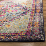 Safavieh Monaco 4'-0" x 5'-7" Rug in Grey / Fuchsia