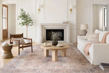 Loloi Skye Sky-01 Blush/Grey Rugs - room scene 1 horizontal