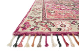 Loloi Zharah Zr-05 Raspberry / Taupe Rugs - rug corner