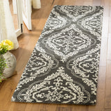 Safavieh Blossom 2'-3" x 8'-0" Rug in Charcoal / Ivory