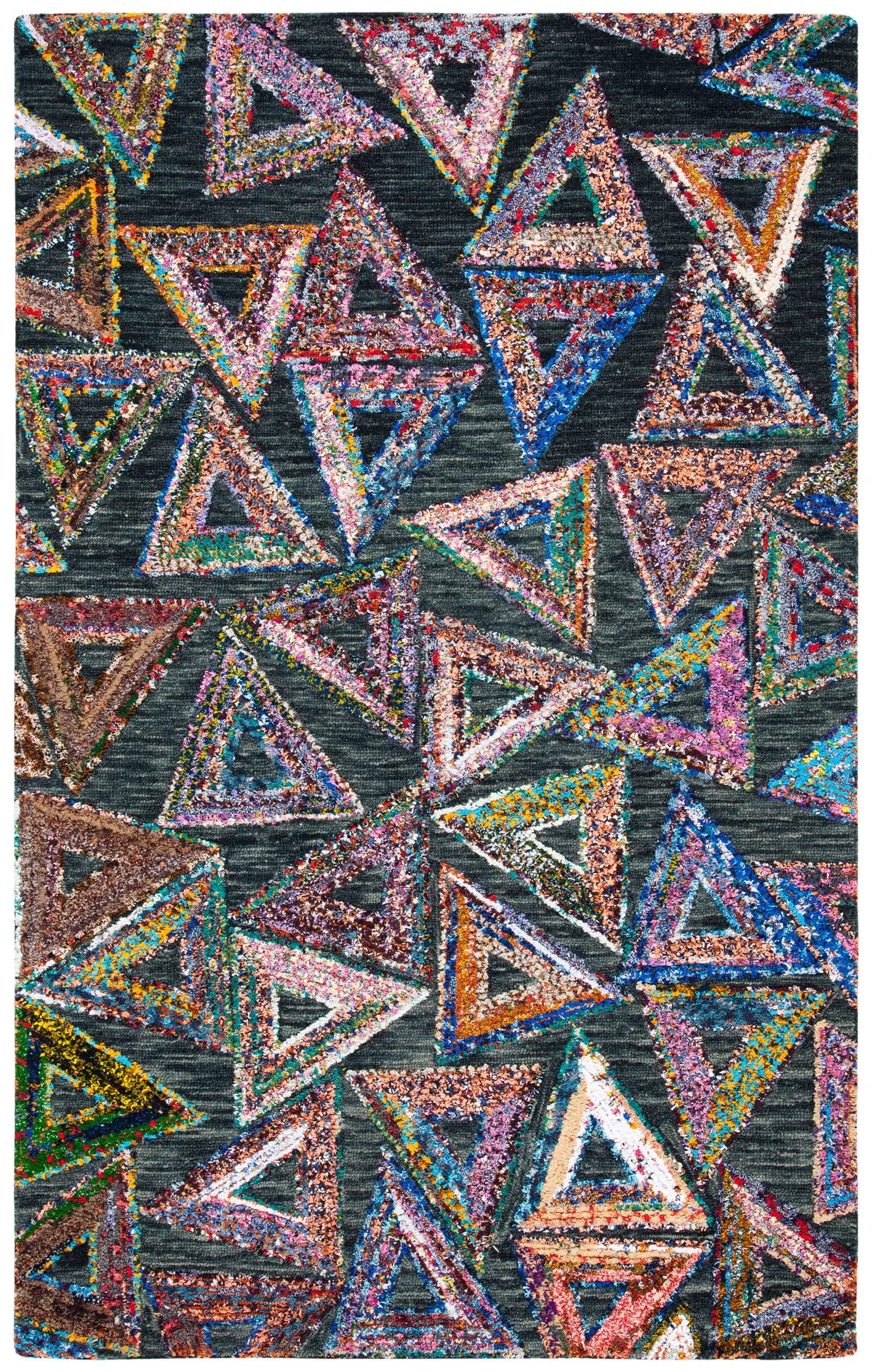 Safavieh Aspen 5'-0" x 8'-0" Rug in Dark Green / Black