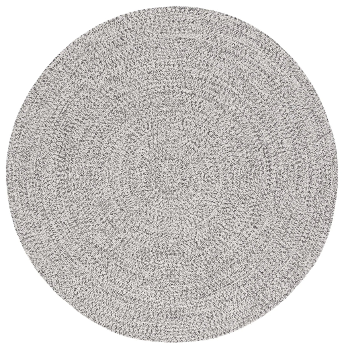 Safavieh Braided 5'-0" x 5'-0" Rug in Grey / Ivory