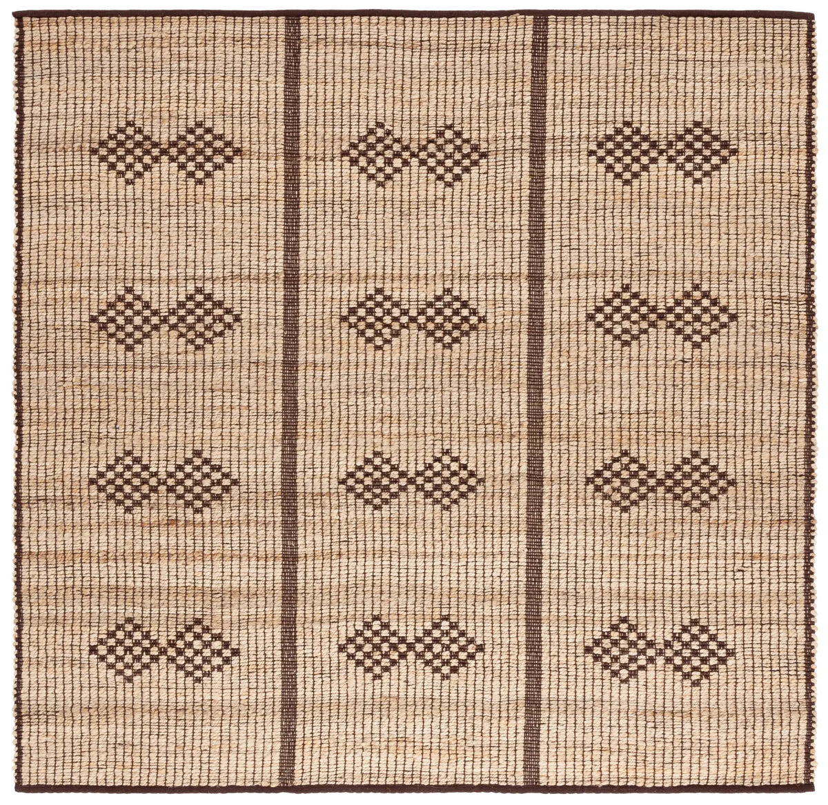 Safavieh Natural Fiber 6'-0" x 6'-0" Rug in Natural / Brown