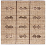 Safavieh Natural Fiber 6'-0" x 6'-0" Rug in Natural / Brown