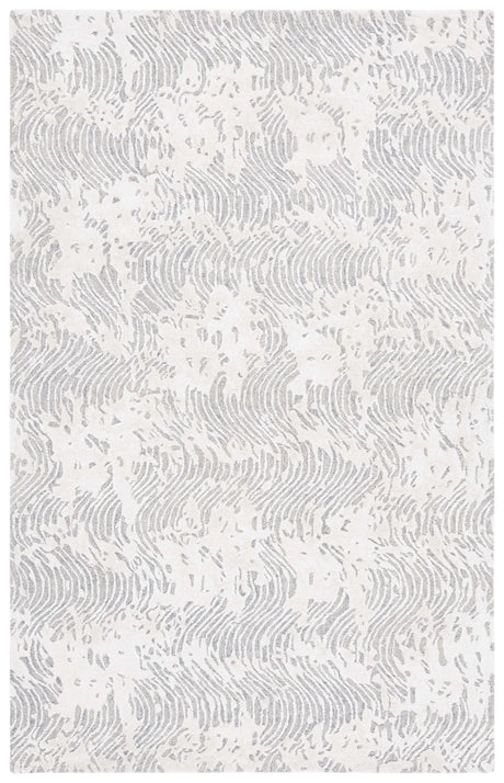 Safavieh Glamour 4'-0" x 6'-0" Rug in Light Grey / Ivory