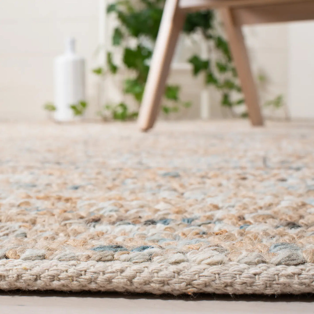 Safavieh Bohemian 4'-0" x 6'-0" Rug in Natural / Blue