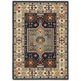 Oriental Weavers Sphinx Lilihan 041H6 Blue/ Ivory Rugs - main flat