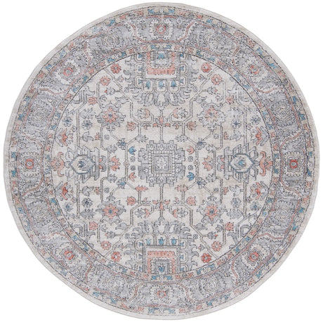 Safavieh Oregon 800 5'-3" x 5'-3" Rug in Grey / Ivory