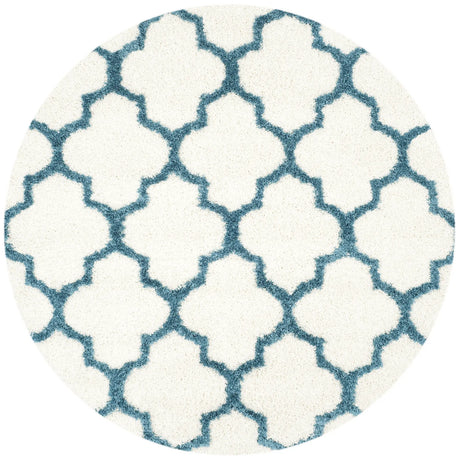 Safavieh Sgk-Shag Kids 6'-7" x 6'-7" Rug in Ivory / Blue