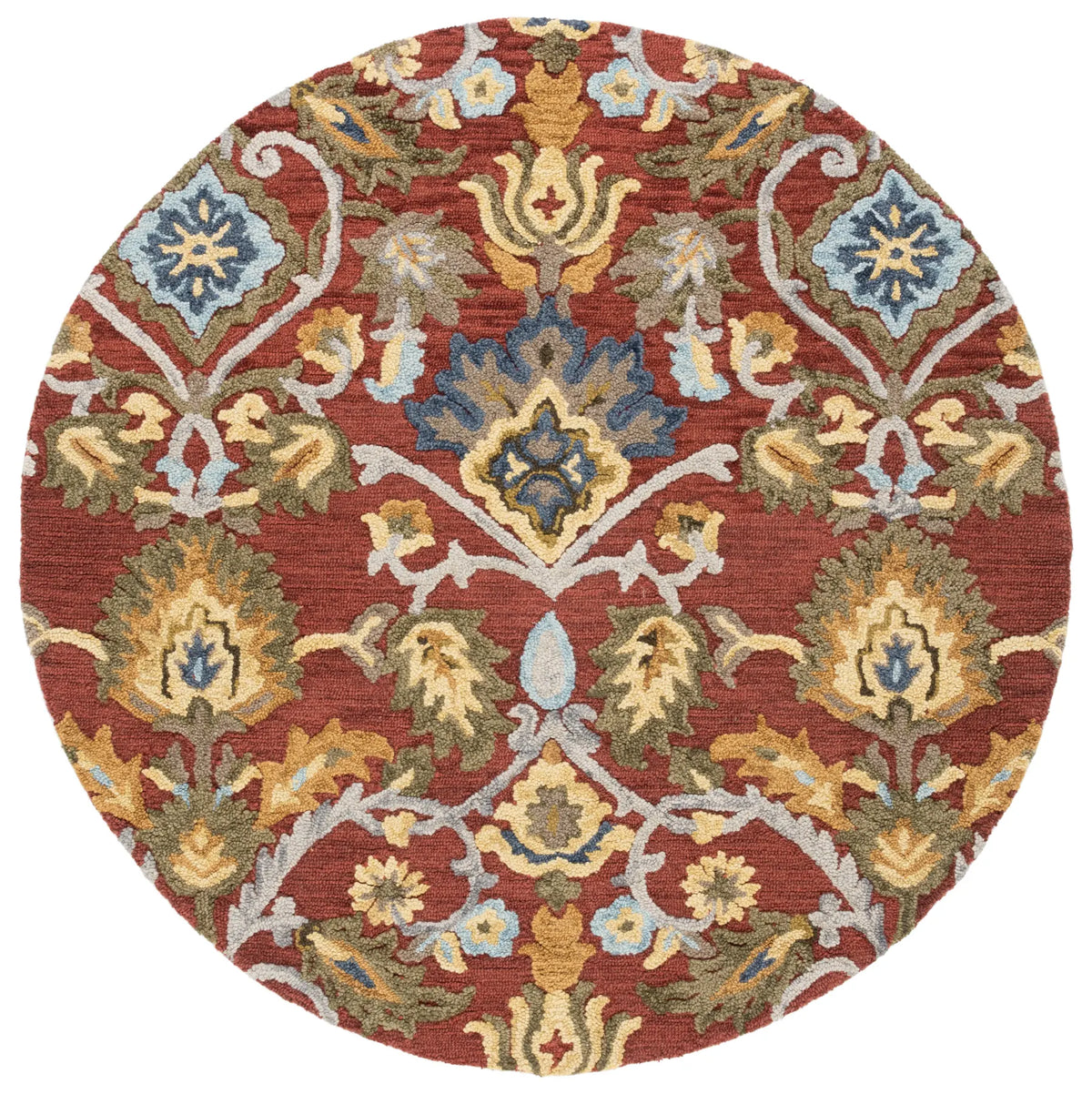 Safavieh Blossom 6'-0" x 6'-0" Rug in Red / Multi