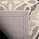 Safavieh Micro-Loop 8'-0" x 10'-0" Rug in Grey / Multi