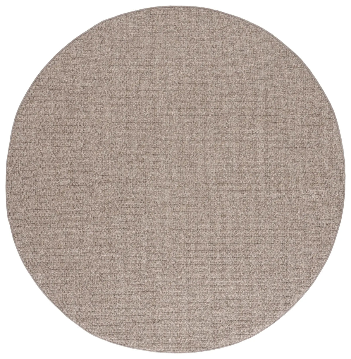 Safavieh Sisal All-Weather 6'-7" x 6'-7" Rug in Brown