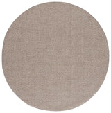 Safavieh Sisal All-Weather 6'-7" x 6'-7" Rug in Brown