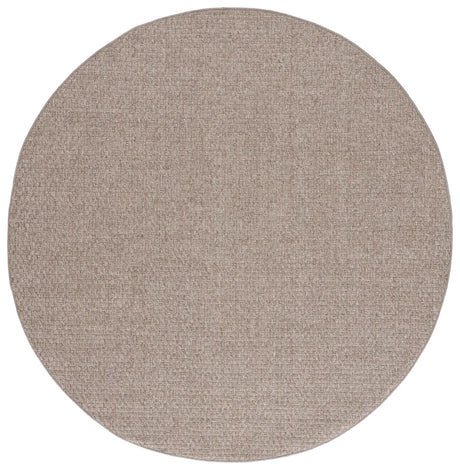Safavieh Sisal All-Weather 6'-7" x 6'-7" Rug in Brown