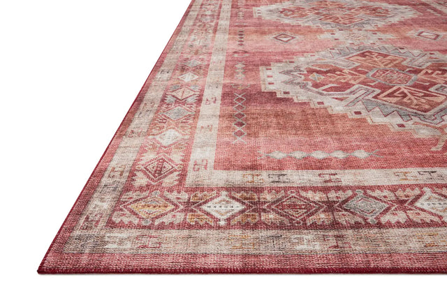 Loloi Heidi Hei-03 Sunset/Natural Rugs - rug corner