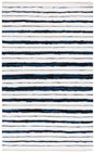 Safavieh Montauk 4'-0" x 6'-0" Rug in Navy / Ivory