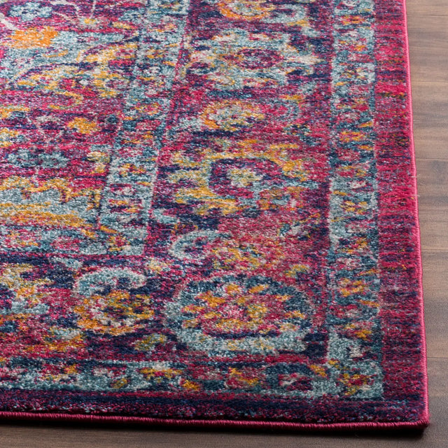 Safavieh Granada 6'-7" x 9'-0" Rug in Fuchsia / Multi