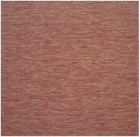 Safavieh Courtyard 6'-7" x 6'-7" Rug in Red / Red