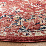 Safavieh Charleston 5'-0" x 5'-0" Rug in Red / Ivory
