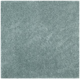 Safavieh Sga-Athens Shag 6'-7" x 6'-7" Rug in Seafoam