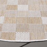 Safavieh Courtyard 6'-7" x 6'-7" Rug in Natural / Beige