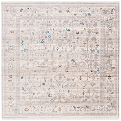 Safavieh Vintage Persian 6'-7" x 6'-7" Rug in Ivory / Light Grey