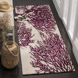 Safavieh Bella 2'-3" x 7'-0" Rug in Beige / Purple