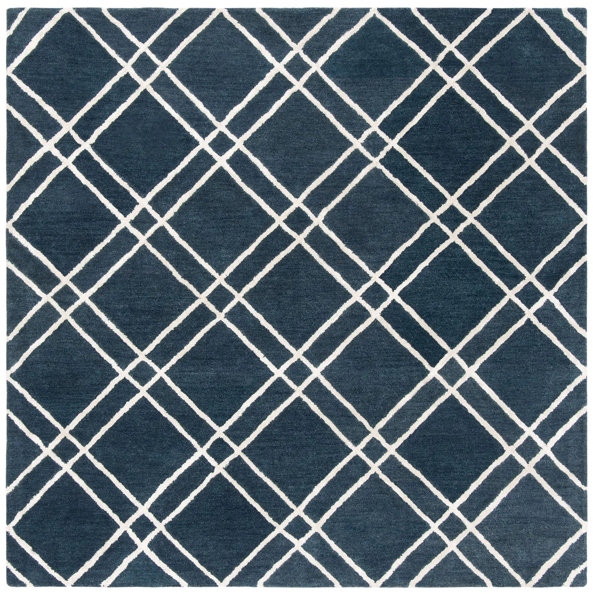 Safavieh Himalaya 6'-0" x 6'-0" Rug in Navy / Silver