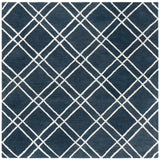 Safavieh Himalaya 6'-0" x 6'-0" Rug in Navy / Silver