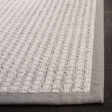 Safavieh Palm Beach 5'-0" x 8'-0" Rug in Silver / Ivory