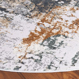 Safavieh Alenia 100 6'-7" x 6'-7" Rug in Grey / Beige