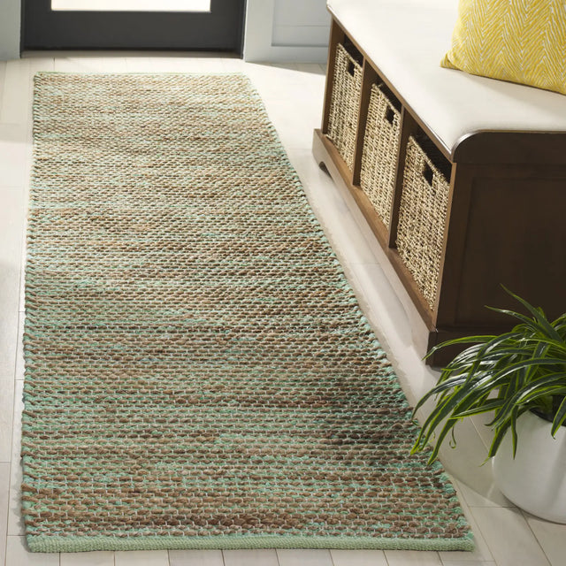 Safavieh Cape Cod 2'-3" x 8'-0" Rug in Green / Natural