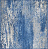 Safavieh Adirondack 6'-0" x 6'-0" Rug in Silver / Blue