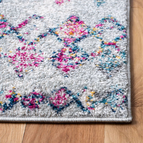 Safavieh Madison 700 4'-0" x 6'-0" Rug in Grey / Purple
