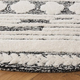 Safavieh Abstract 6'-0" x 6'-0" Rug in Black / Ivory