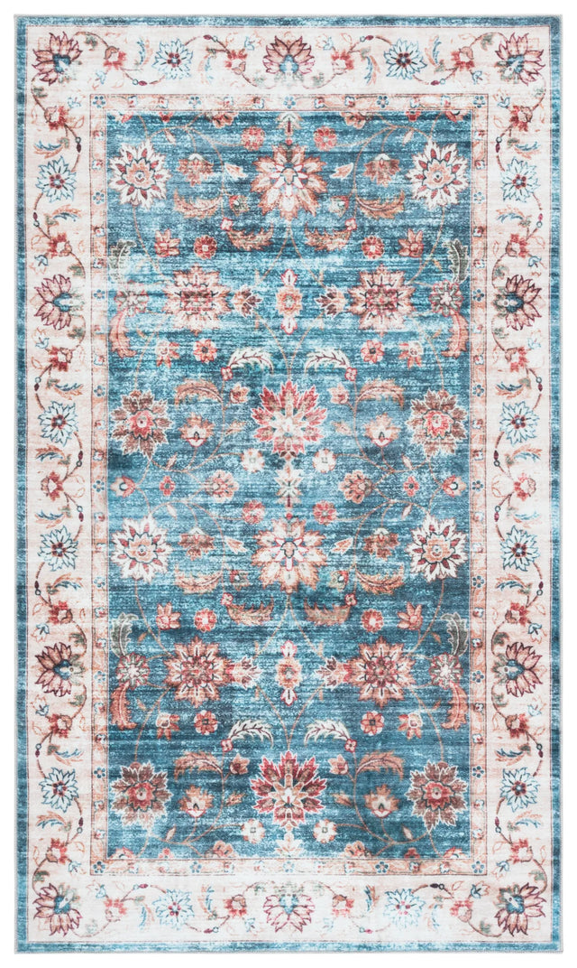 Safavieh Martha Stewart Washable 3'-0" x 5'-0" Rug in Green / Beige