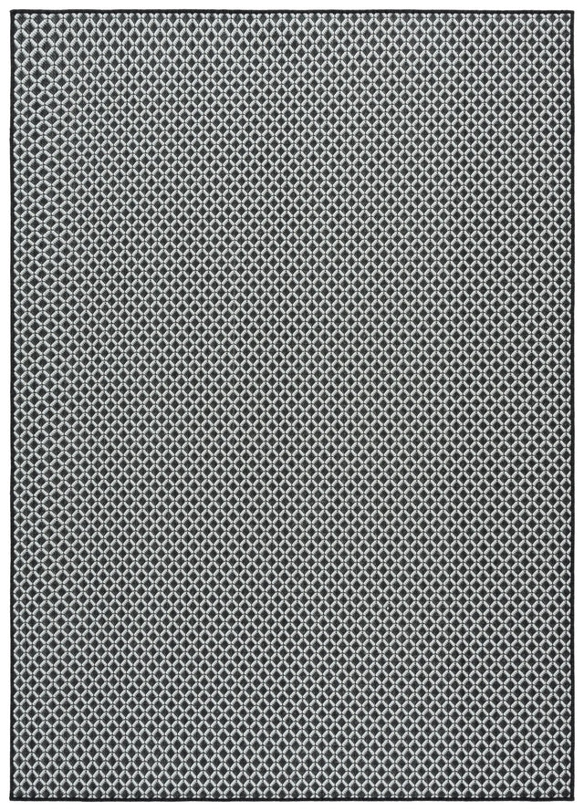 Safavieh Terrace 800 4'-0" x 6'-0" Rug in Black / White