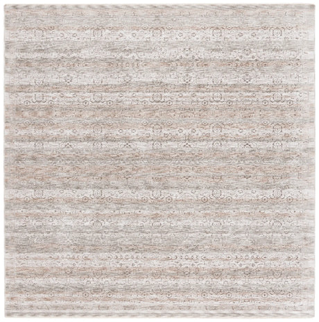 Safavieh Mason 100 6'-3" x 6'-3" Rug in Beige / Grey Ivory