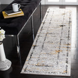 Safavieh Amelia 2'-0" x 8'-0" Rug in Grey / Gold