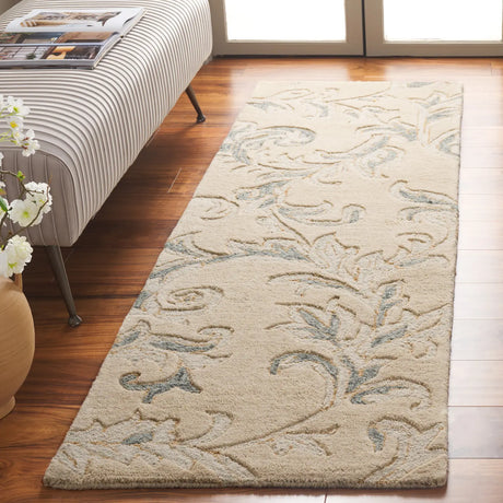 Safavieh Jardin 2'-3" x 8'-0" Rug in Beige / Grey