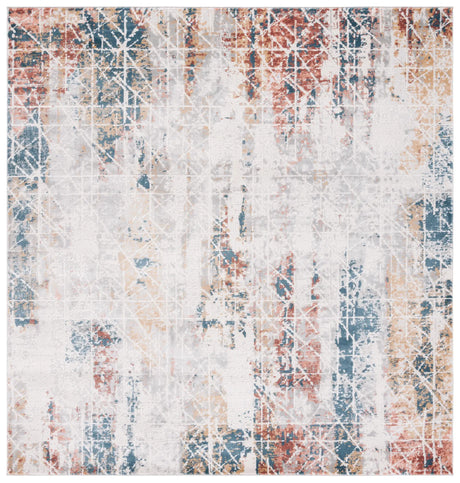 Safavieh Invista 6'-7" x 6'-7" Rug in Grey / Dark Grey